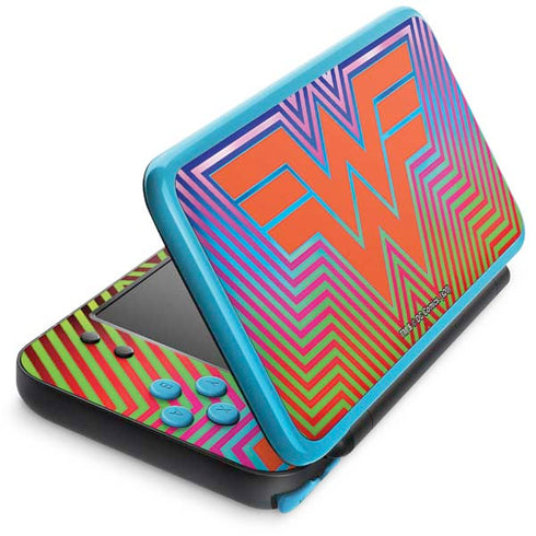 Wonder Woman 1984 (2020) Rainbow Chevron Logo Nintendo 2DS XL (2017) Skin